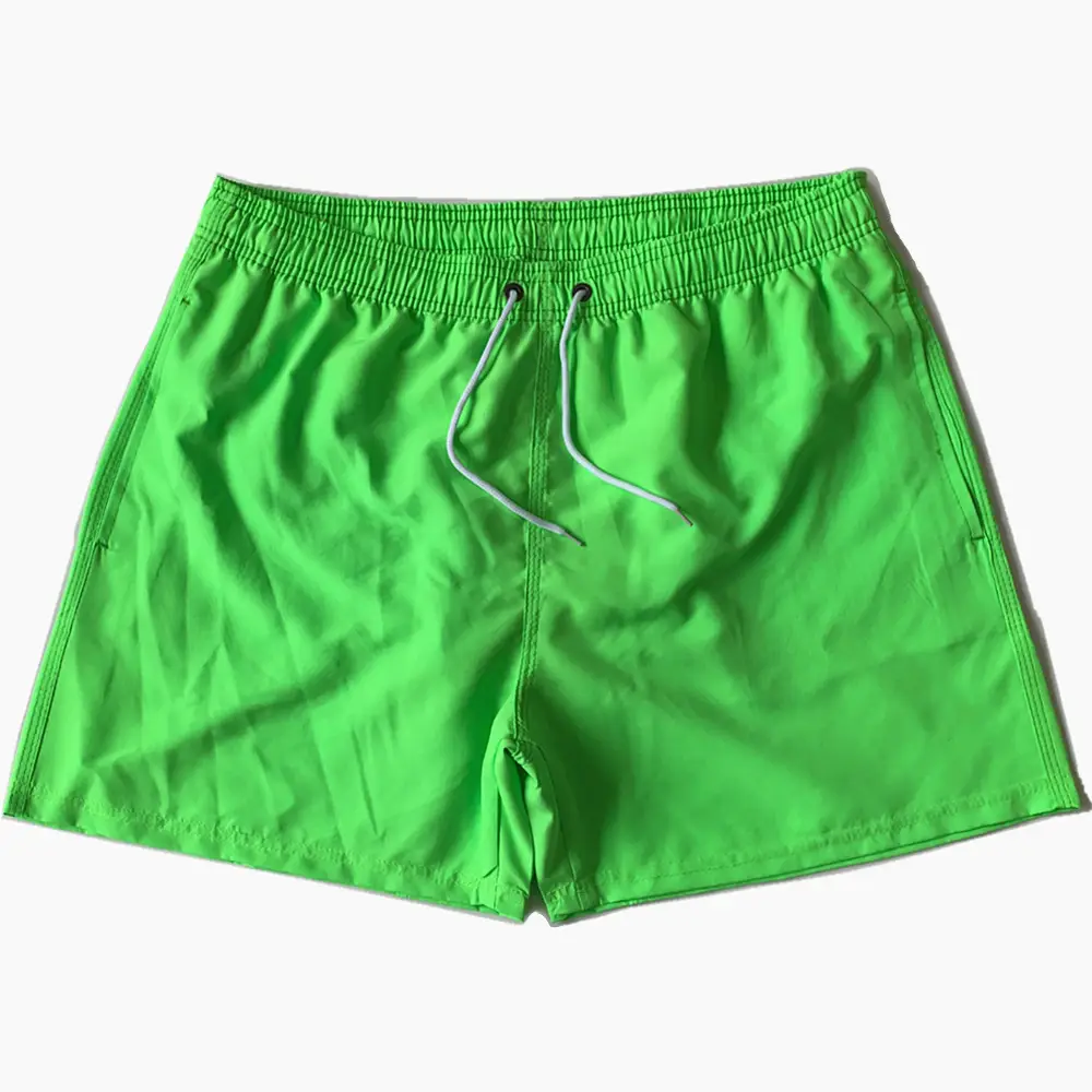 Men's Yellow Polyester Swim Shorts Quick-Dry Waterproof - Image 7