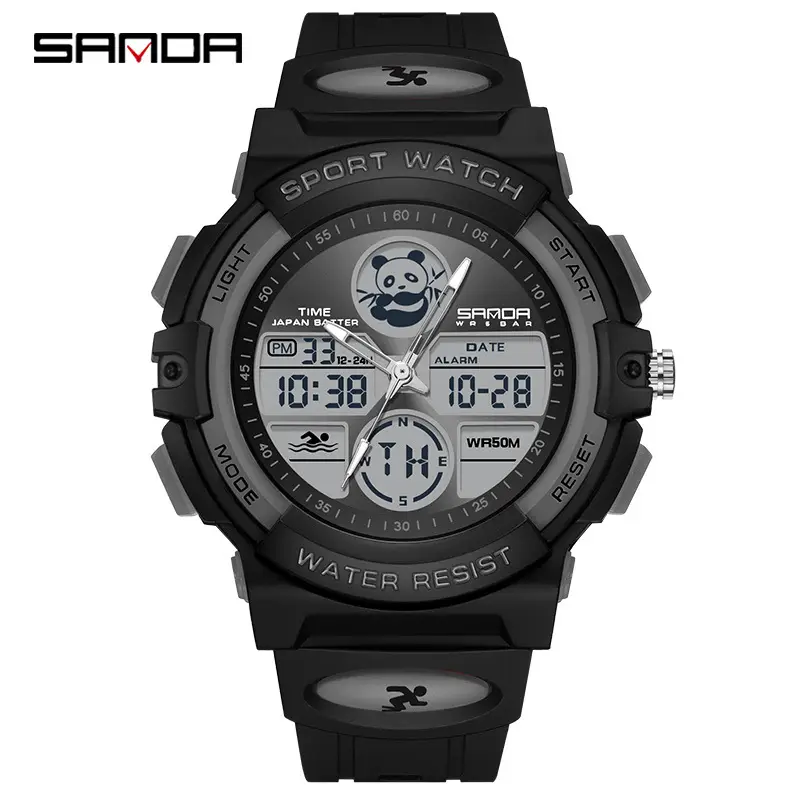 Sanda Electronic Watch with Waterproof Design - Image 12