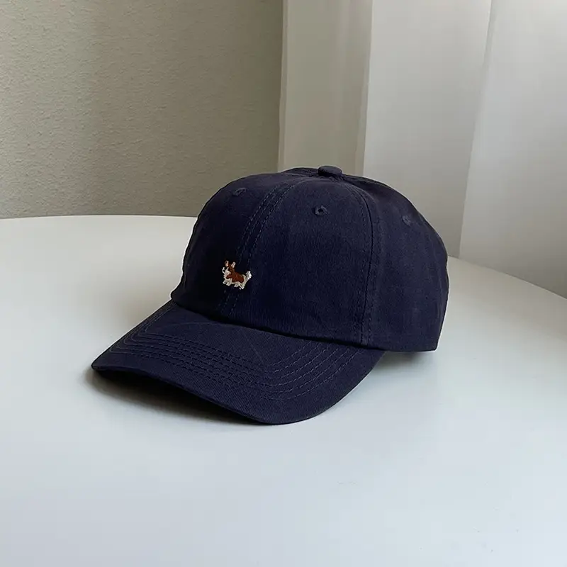 Women's Korean-style Baseball Cap with Embroidered Design - Image 2