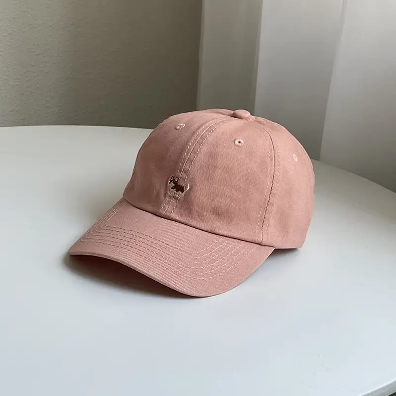 Women's Korean-style Baseball Cap with Embroidered Design - Image 3