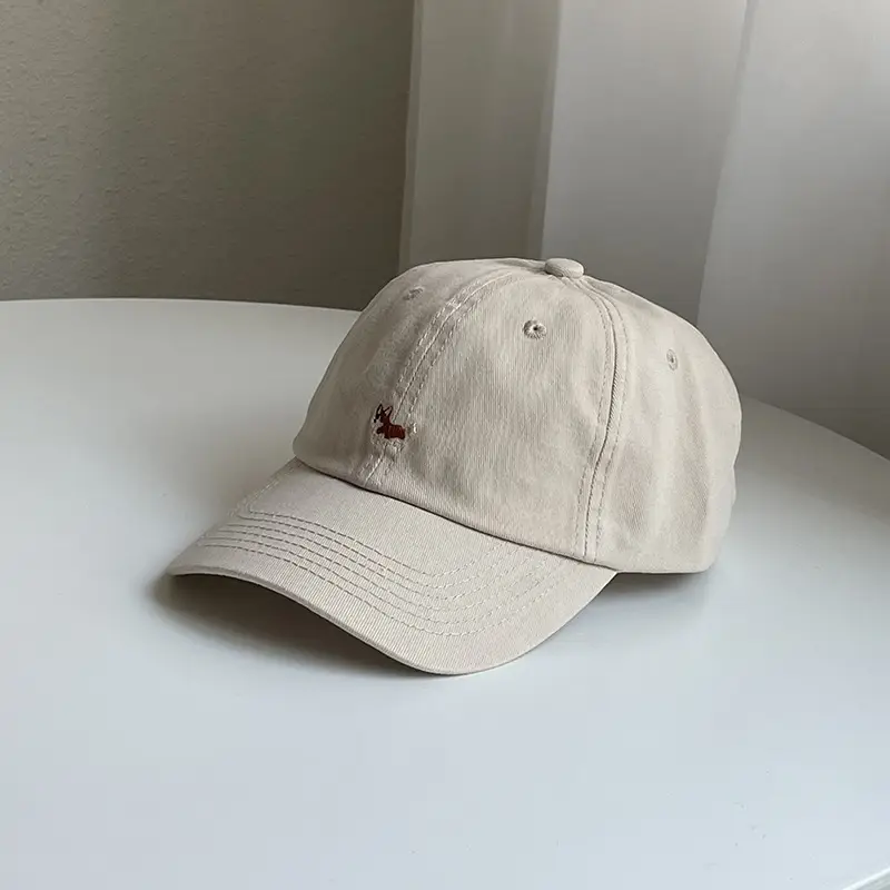 Women's Korean-style Baseball Cap with Embroidered Design - Image 4