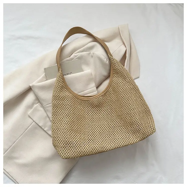 Women Woven Straw Bag Large Capacity Vintage Style — feature 8