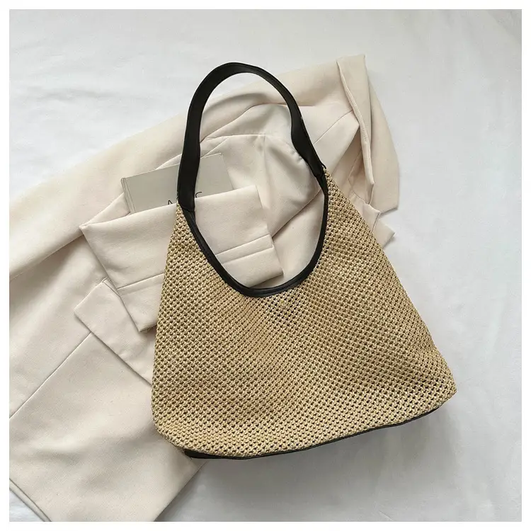 Women Woven Straw Bag Large Capacity Vintage Style — feature 9