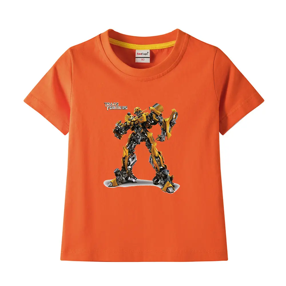 Deformed Gold Steel Boys T-Shirt Light Blue Cotton Summer 2023 - Image 33