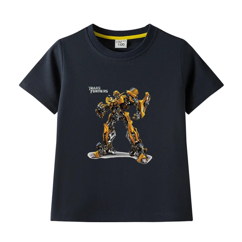 Deformed Gold Steel Boys T-Shirt Light Blue Cotton Summer 2023 - Image 36
