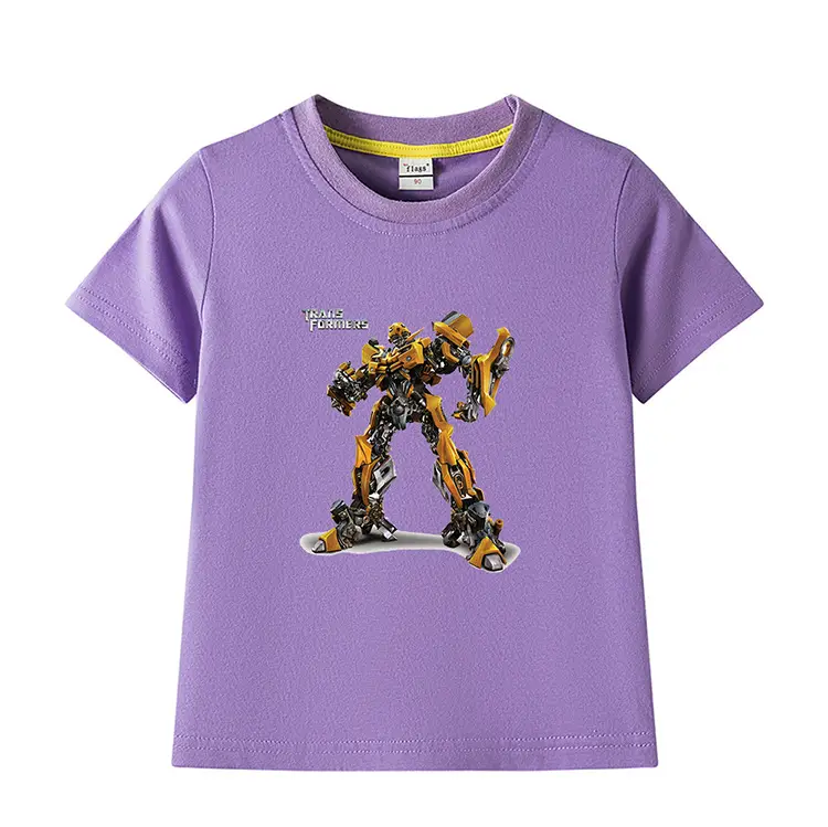 Deformed Gold Steel Boys T-Shirt Light Blue Cotton Summer 2023 — feature 16