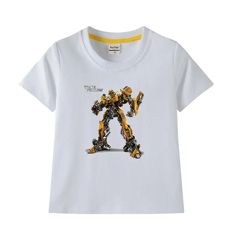 Deformed Gold Steel Boys T-Shirt Light Blue Cotton Summer 2023 — feature 2
