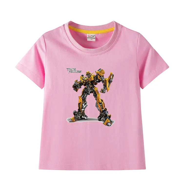 Deformed Gold Steel Boys T-Shirt Light Blue Cotton Summer 2023 — feature 3