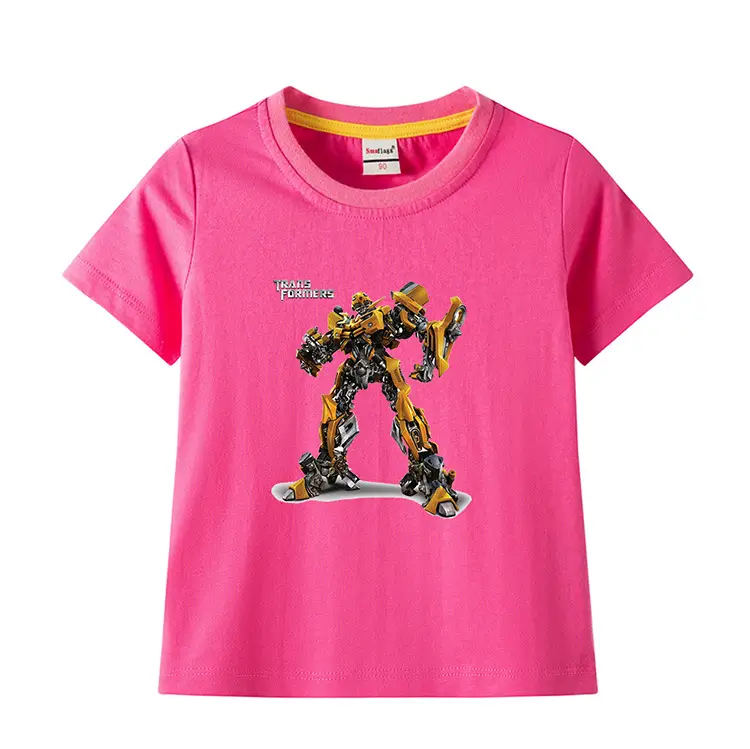 Deformed Gold Steel Boys T-Shirt Light Blue Cotton Summer 2023 — feature 4