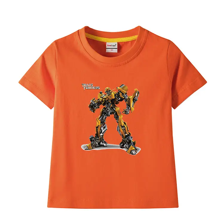 Deformed Gold Steel Boys T-Shirt Light Blue Cotton Summer 2023 — feature 6