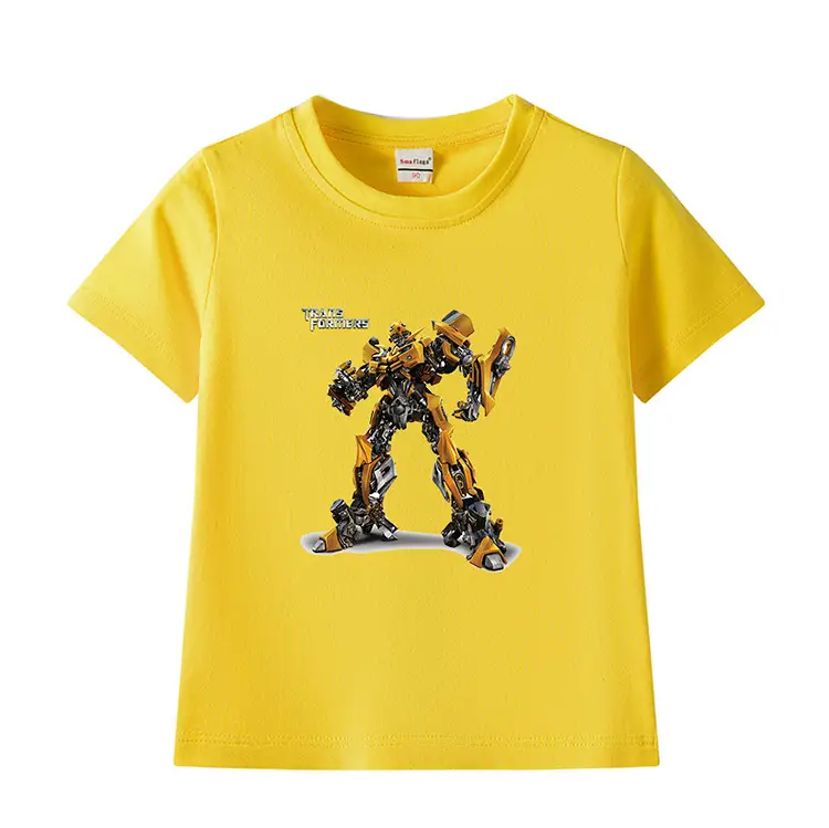 Deformed Gold Steel Boys T-Shirt Light Blue Cotton Summer 2023 — feature 7
