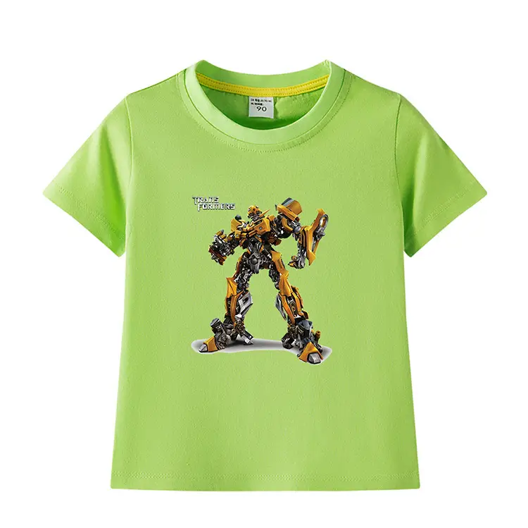 Deformed Gold Steel Boys T-Shirt Light Blue Cotton Summer 2023 — feature 8