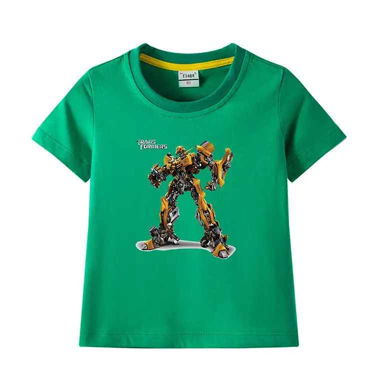 Deformed Gold Steel Boys T-Shirt Light Blue Cotton Summer 2023 — feature 9