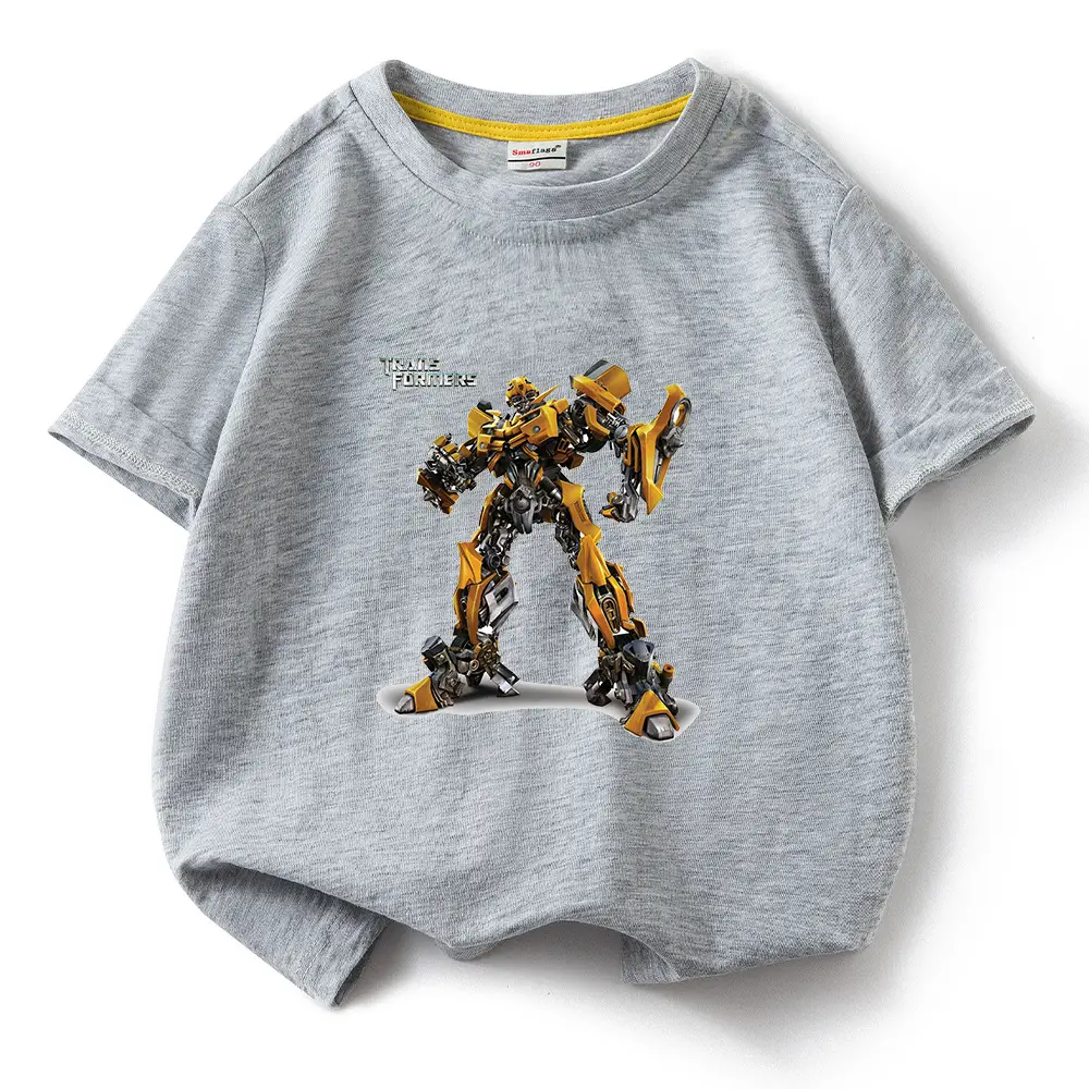 Deformed Gold Steel Boys T-Shirt Light Blue Cotton Summer 2023 - Image 14