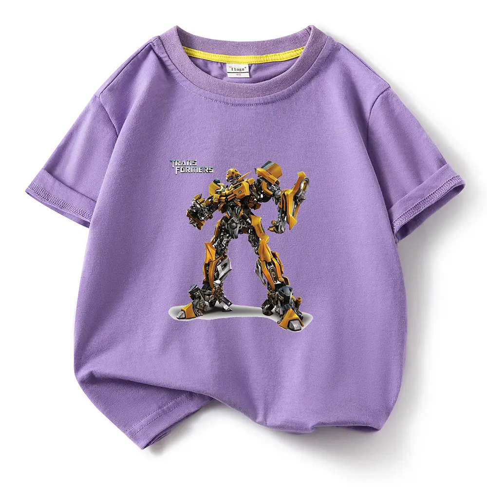 Deformed Gold Steel Boys T-Shirt Light Blue Cotton Summer 2023 - Image 15