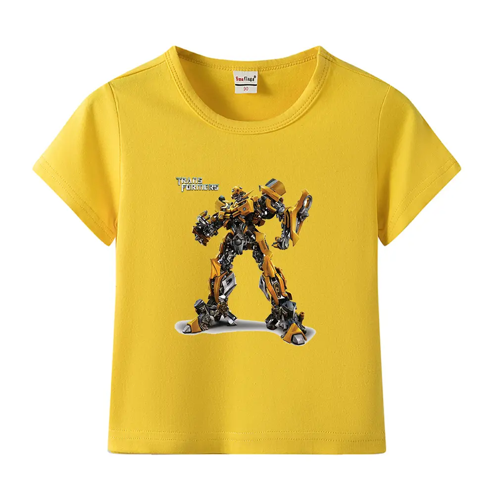 Deformed Gold Steel Boys T-Shirt Light Blue Cotton Summer 2023 - Image 22