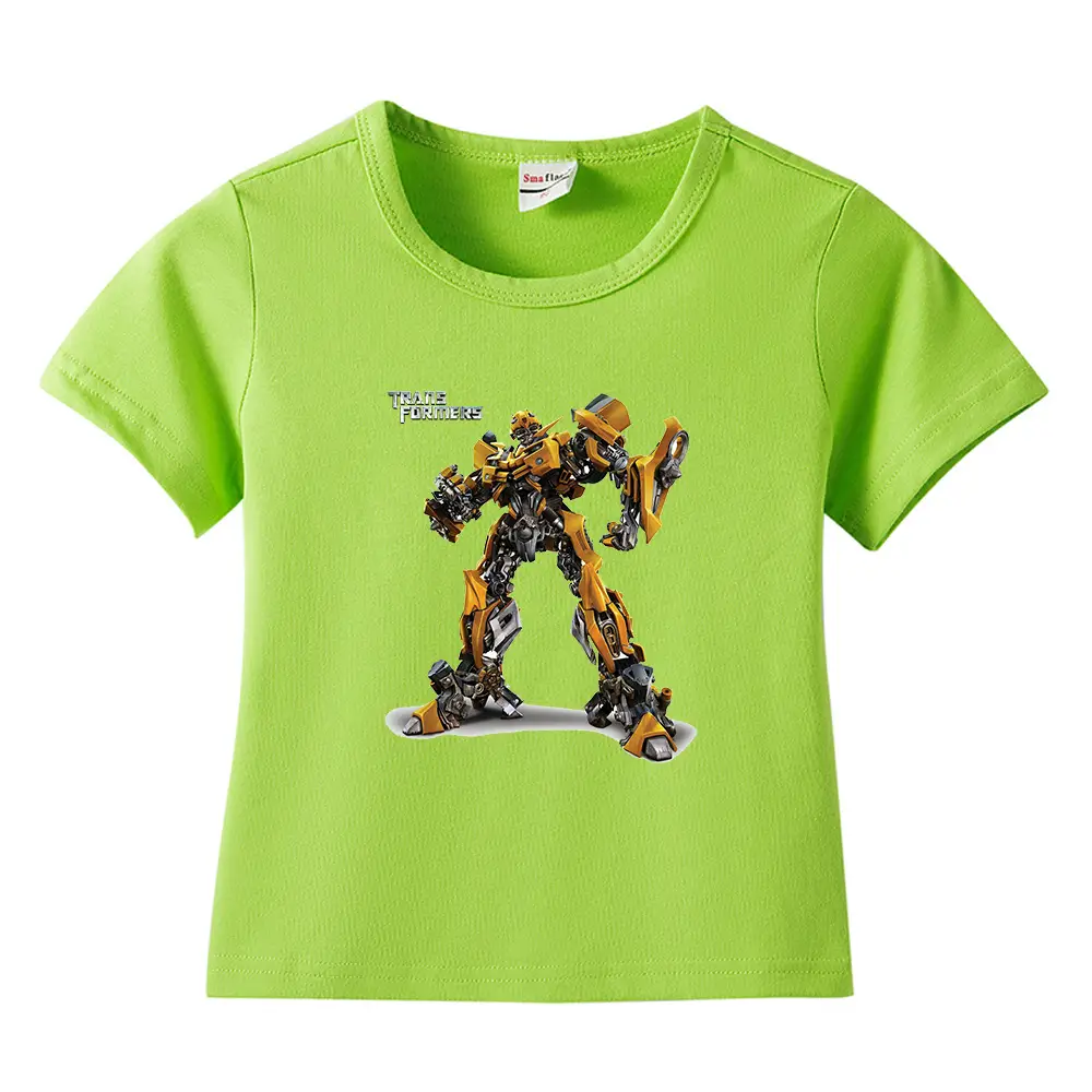 Deformed Gold Steel Boys T-Shirt Light Blue Cotton Summer 2023 - Image 23
