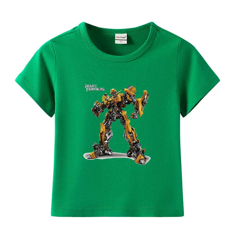 Deformed Gold Steel Boys T-Shirt Light Blue Cotton Summer 2023 - Image 24