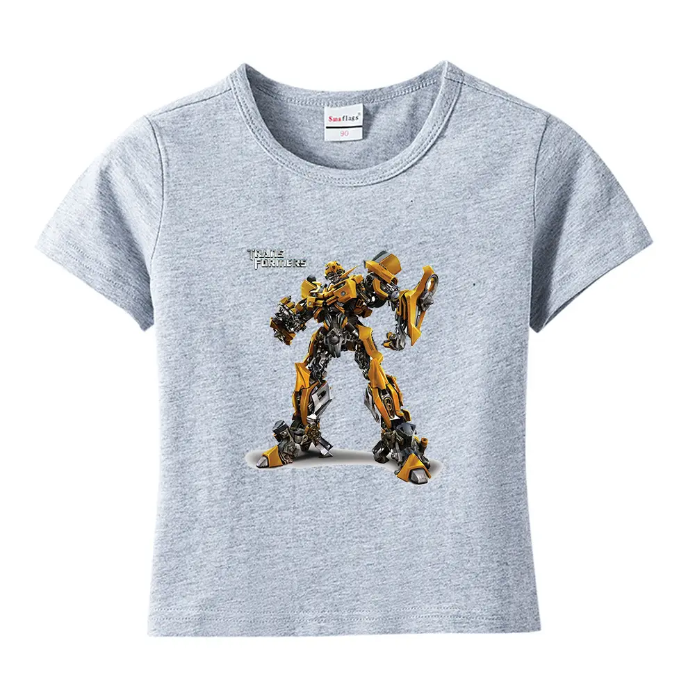 Deformed Gold Steel Boys T-Shirt Light Blue Cotton Summer 2023 - Image 29