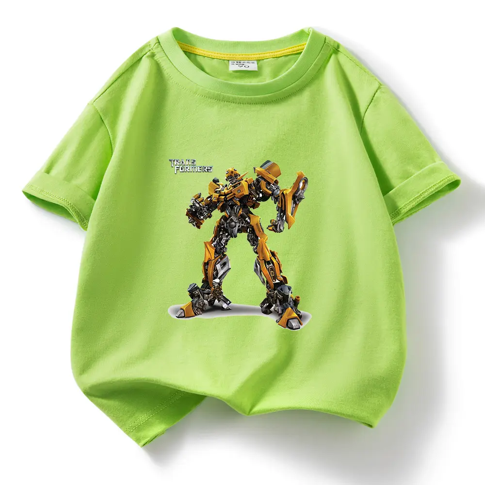 Deformed Gold Steel Boys T-Shirt Light Blue Cotton Summer 2023 - Image 7