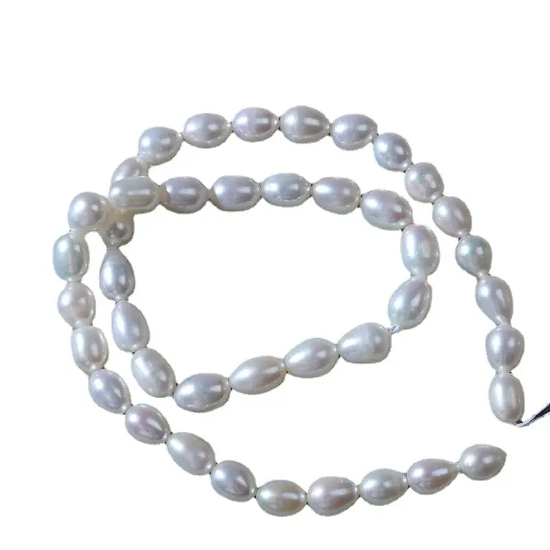 Natural Freshwater Pearl Rice Beads 5-6mm - Image 7