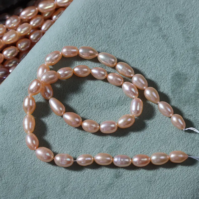 Natural Freshwater Pearl Rice Beads 5-6mm - Image 2