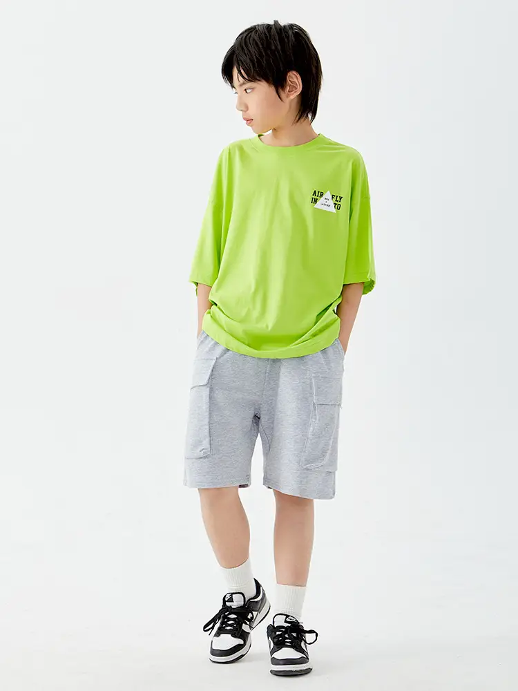 DK Boys Cotton Short Sleeve T-Shirt Green Large - Image 5