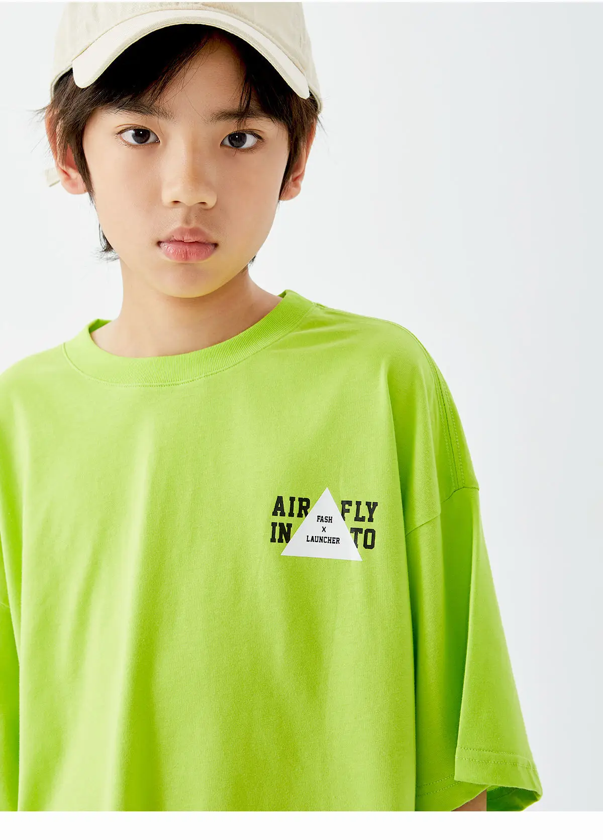 DK Boys Cotton Short Sleeve T-Shirt Green Large — feature 13