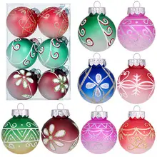 Cross-border 100PCs Christmas Balls 3-6cm Matte Red White — feature 16
