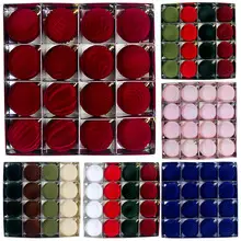 Cross-border 100PCs Christmas Balls 3-6cm Matte Red White — feature 5