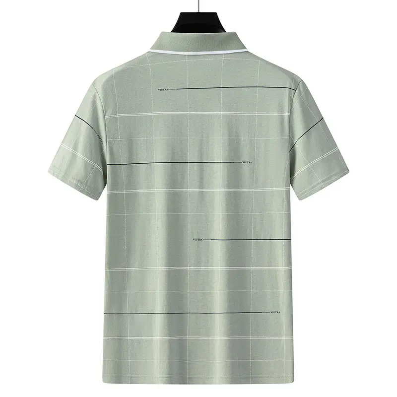 Men's White Polo Shirt Short Sleeve Half Sleeve