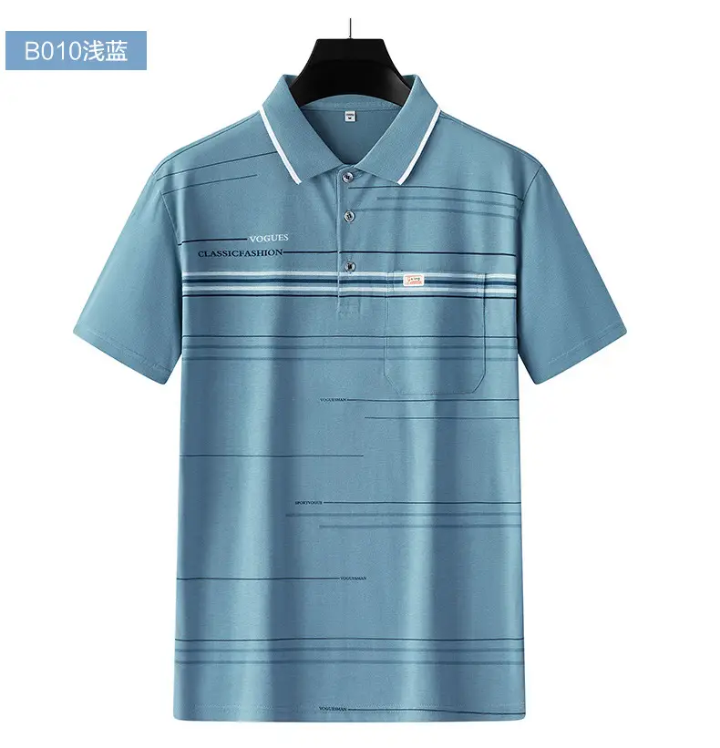 Men's White Polo Shirt Short Sleeve Half Sleeve — feature 11