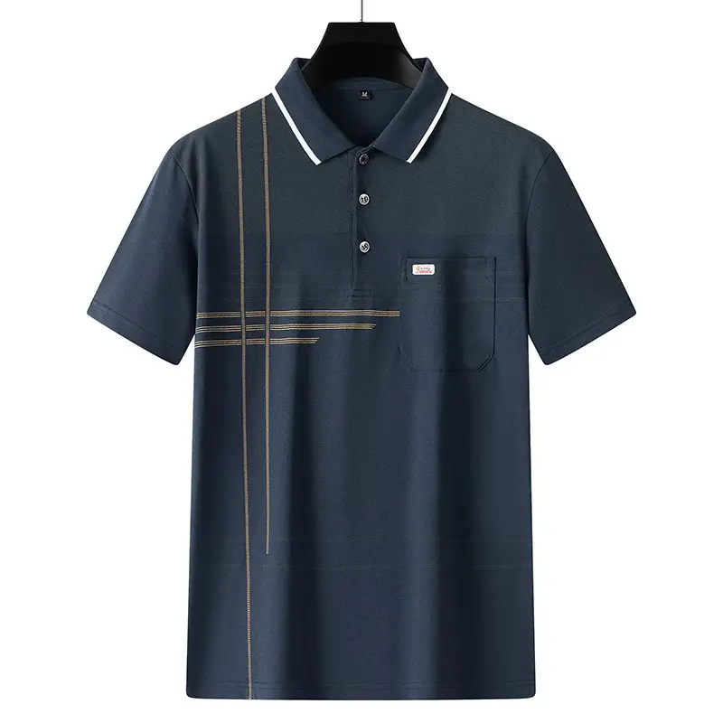 Men's White Polo Shirt Short Sleeve Half Sleeve