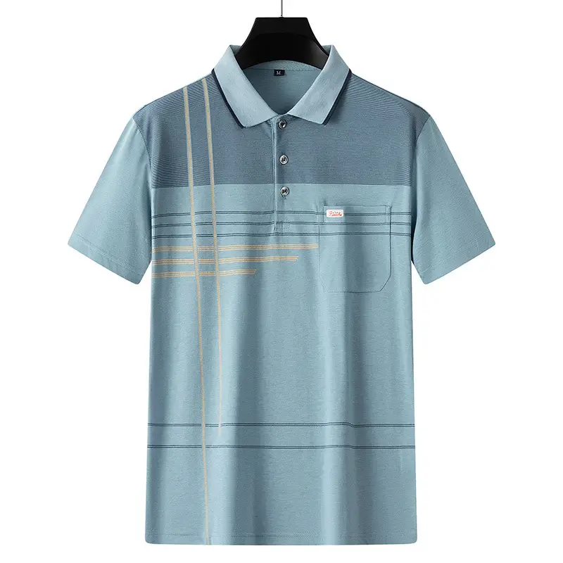 Men's White Polo Shirt Short Sleeve Half Sleeve