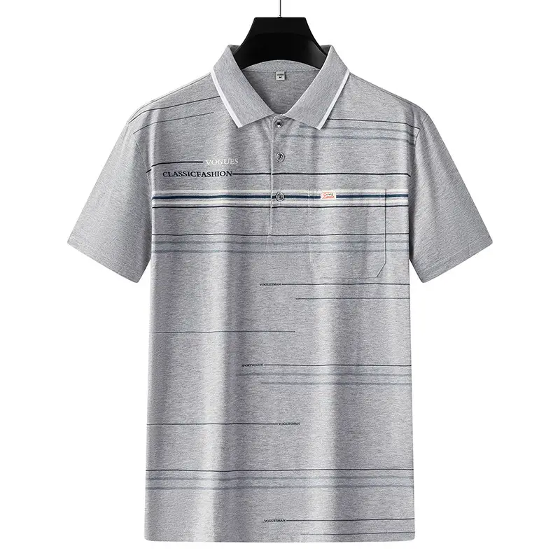 Men's White Polo Shirt Short Sleeve Half Sleeve