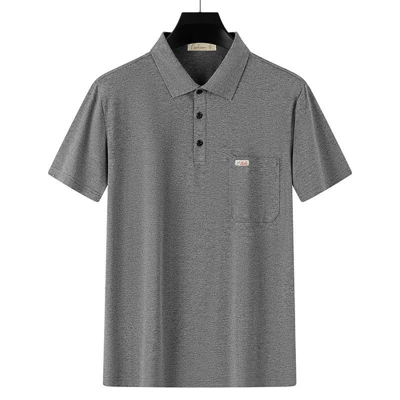 Men's White Polo Shirt Short Sleeve Half Sleeve