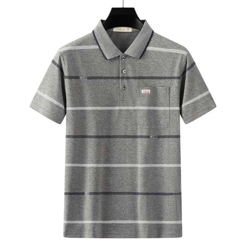 Men's White Polo Shirt Short Sleeve Half Sleeve