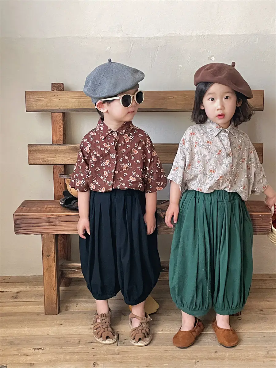 Jiaye 2024 Cotton Linen Floral Baby Boys Shirt — feature 7