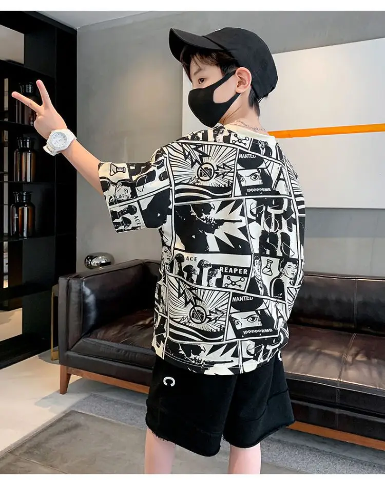 Boys Green Graphic Short Sleeve T-Shirt 2026 — feature 13