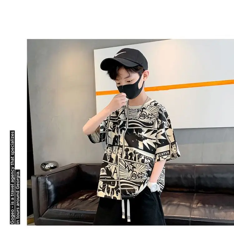 Boys Green Graphic Short Sleeve T-Shirt 2026 — feature 14