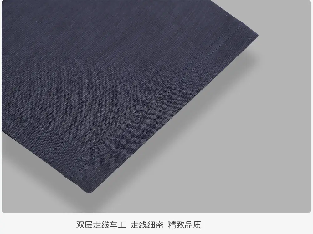 Men Grey Cotton T-Shirt Loose Fit 320g — feature 18