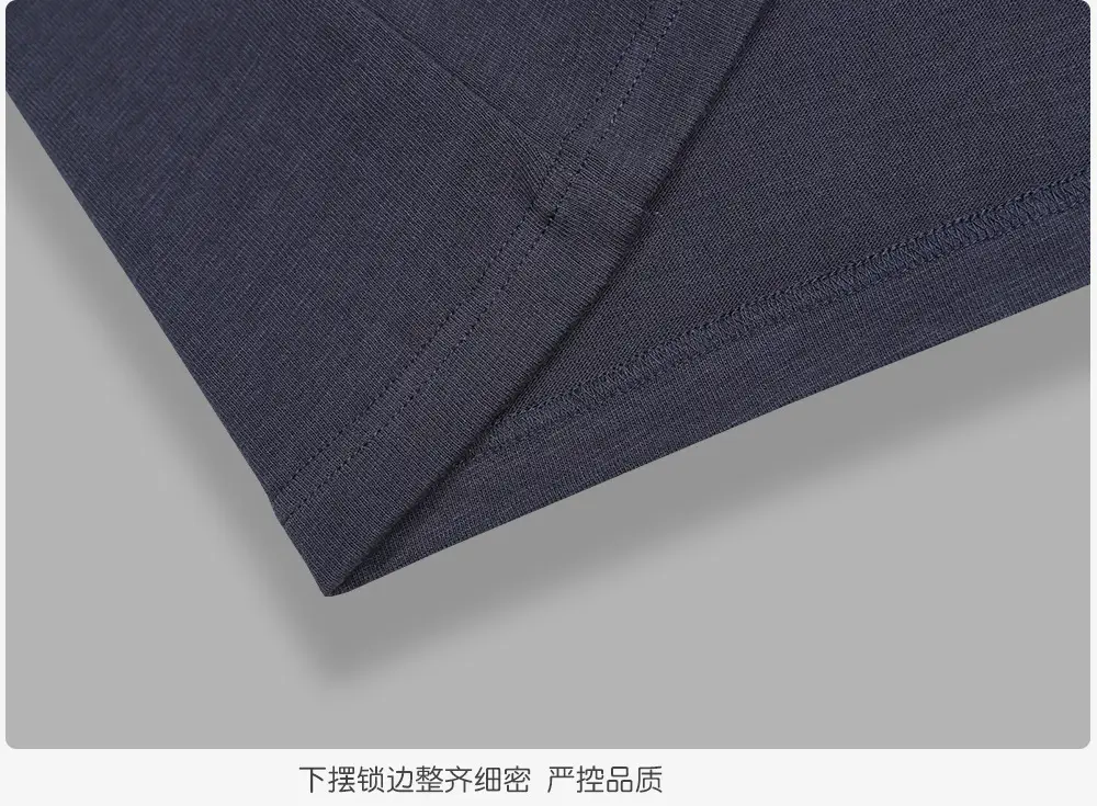 Men Grey Cotton T-Shirt Loose Fit 320g — feature 20