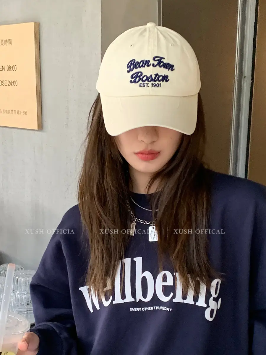 Women's Purple Letter Embroidered Baseball Cap - Image 9