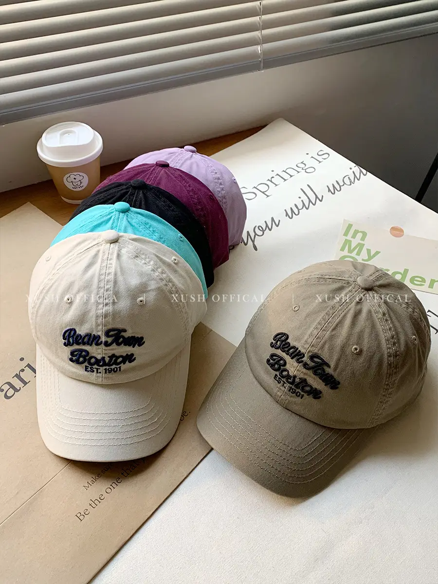 Women's Purple Letter Embroidered Baseball Cap - Image 12