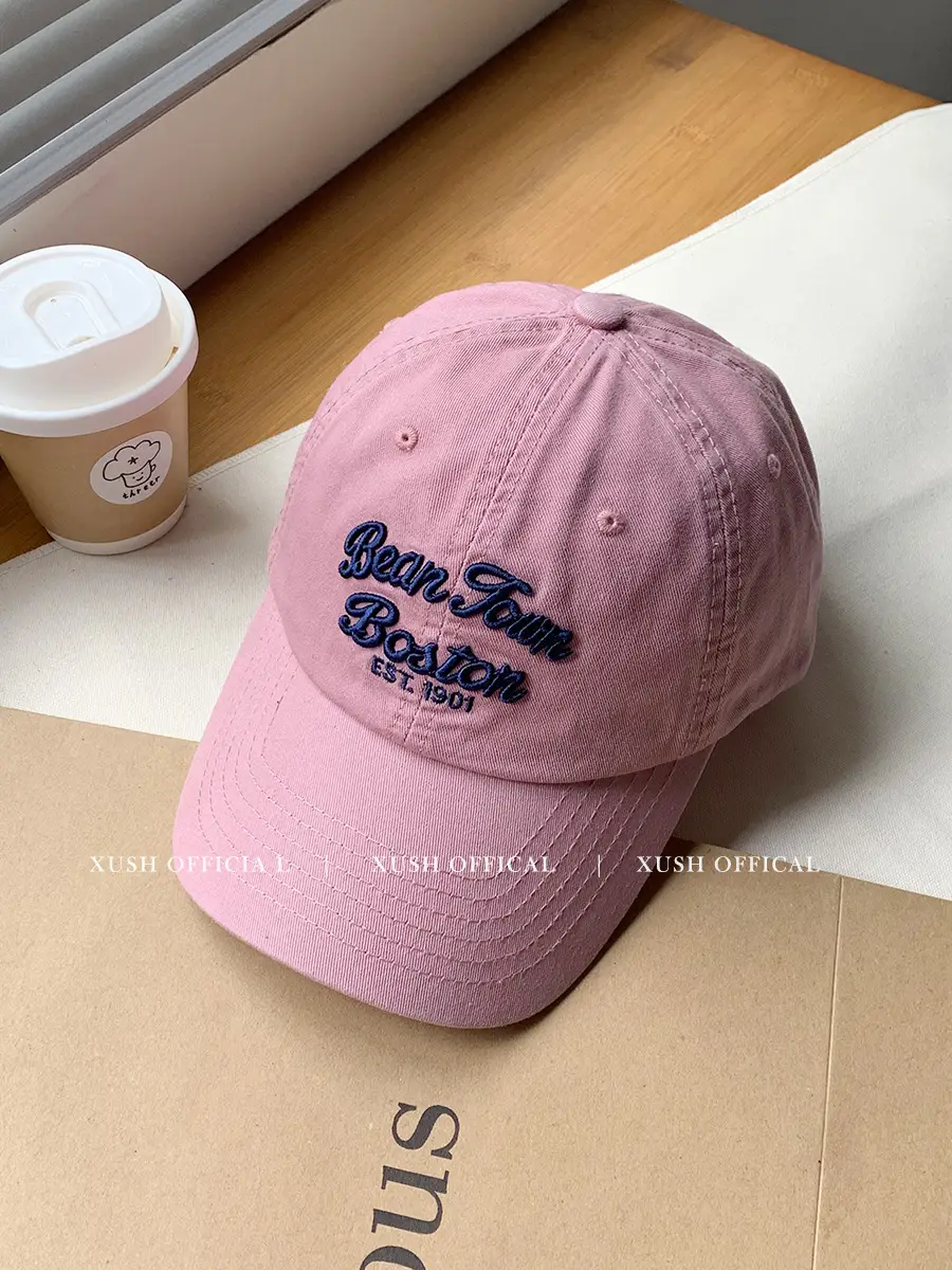 Women's Purple Letter Embroidered Baseball Cap - Image 6
