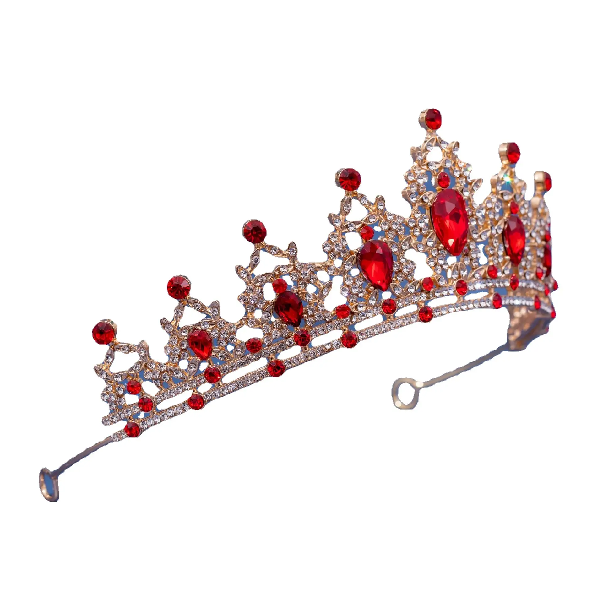 European Bridal Crown Full of Diamonds Hair Accessory