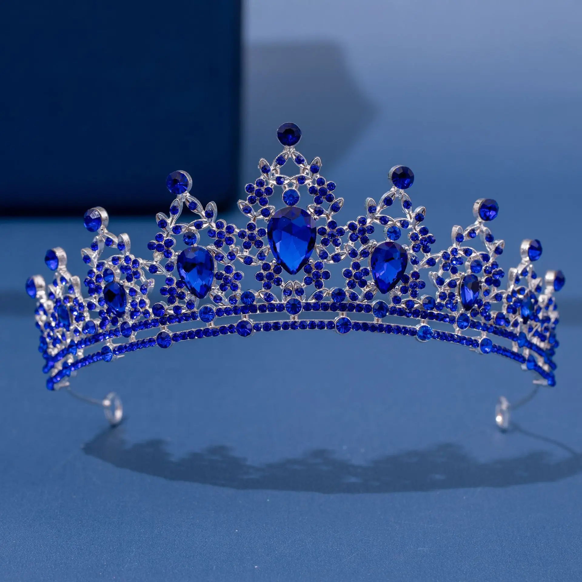 European Bridal Crown Full of Diamonds Hair Accessory