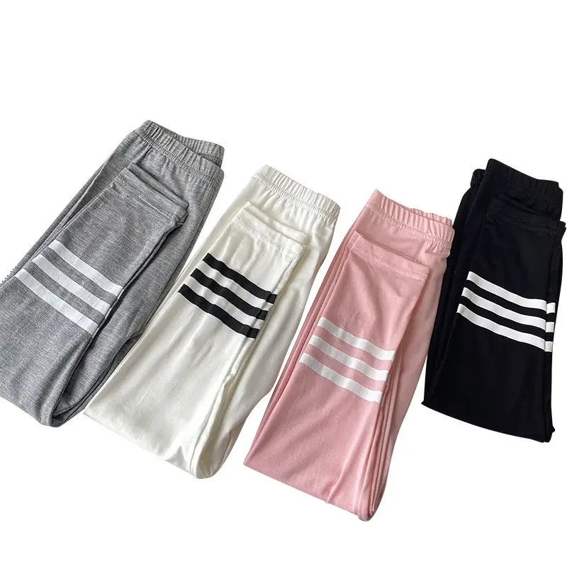 Pink Korean Style Girls Leggings with "Treasure" Print - Image 16
