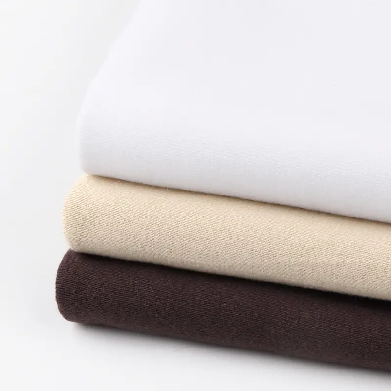 Men Cotton T-Shirt Apricot Beige Women Vest Wide Shoulder Small Crewneck - Image 10