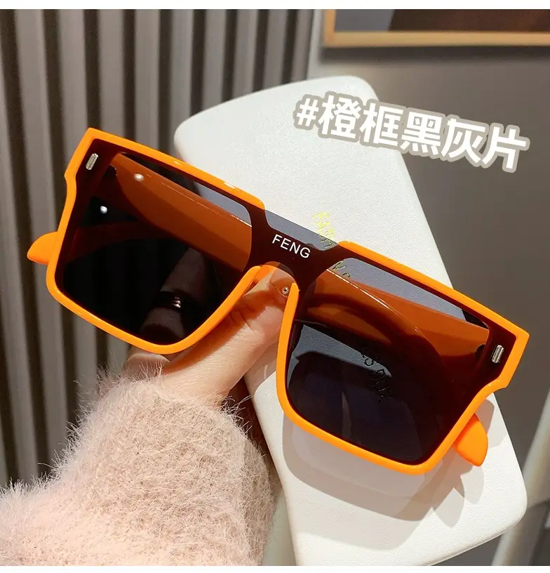 2023 Green Square Sunglasses for Women Anti-UV Driving - Image 5